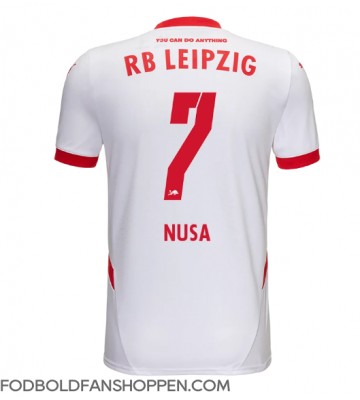 RB Leipzig Antonio Nusa #7 Hjemmebanetrøje 2024-25 Kortærmet